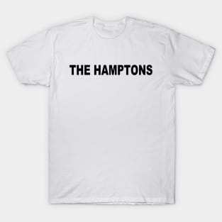 The Hamptons Black T-Shirt